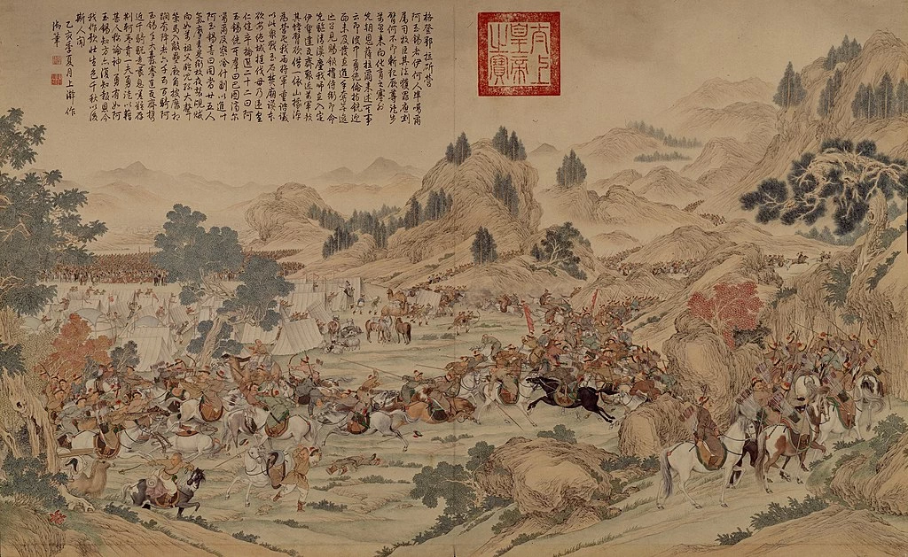 Mappa del campo di Gedeng Elaqi - Museo del Palazzo, Pechino